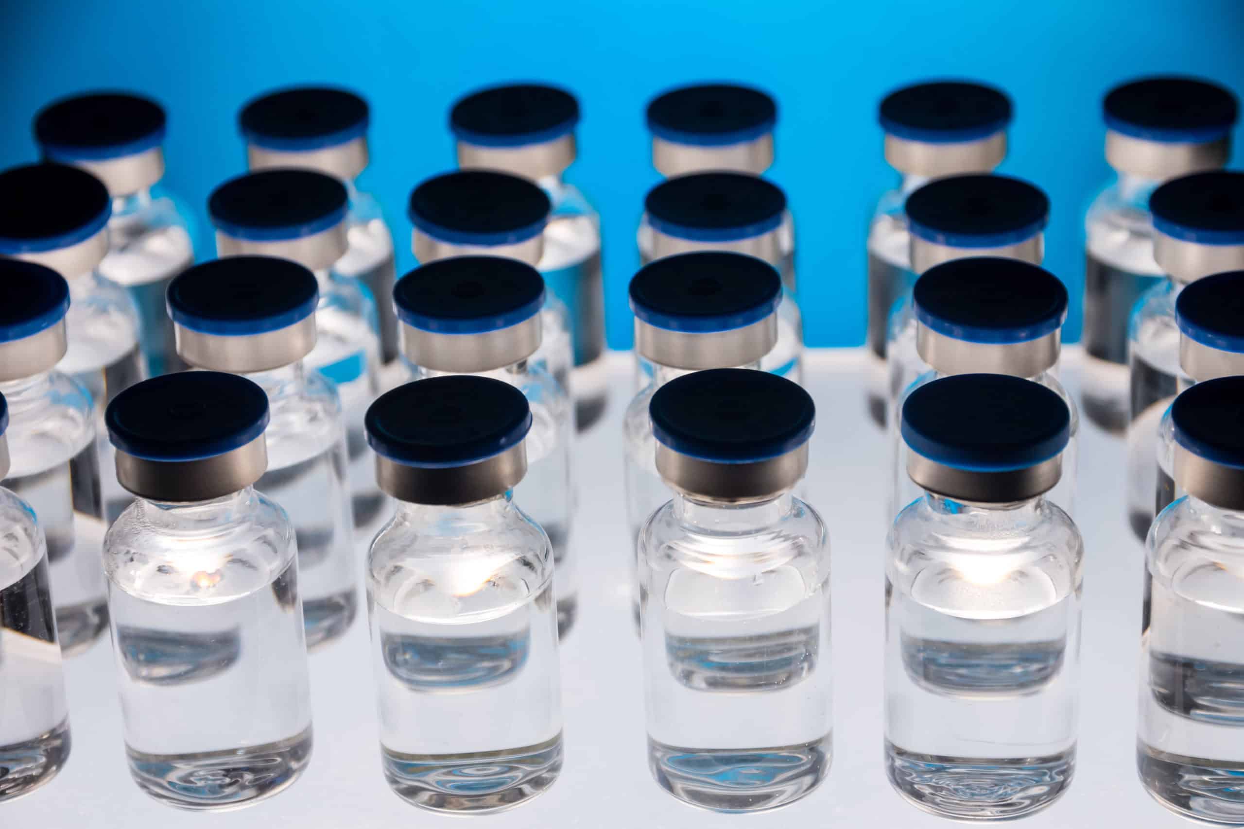 Peptide therapy vials at Peak Health & Wellness in Hattiesburg, MS